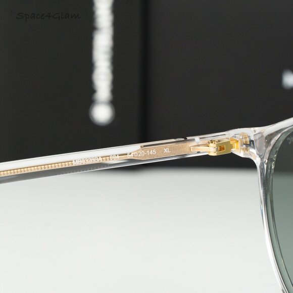 Montblanc Women Sunglasses Clear Green Round MB0326SA 004 NEW AUTHENTIC main image 9